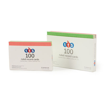 TTS Ruled Revision Cards 100pk  hi\-res
