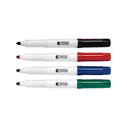 Assorted Flipchart Marker Pens 4pk  hi\-res