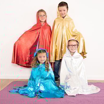 Role Play Dressing Up Glitter Cloaks 4pcs  hi\-res