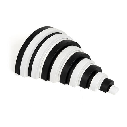 Black \x26 White Wooden Nesting Arches pk10  hi\-res