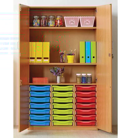 Cupboard with 21 Shallow Trays  hi\-res