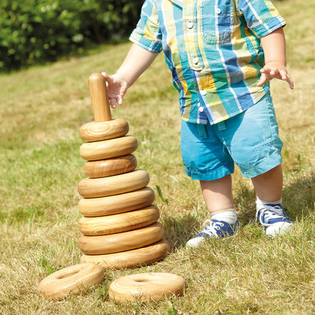 TTS Giant Wooden Stacking Tower Pyramids  hi\-res