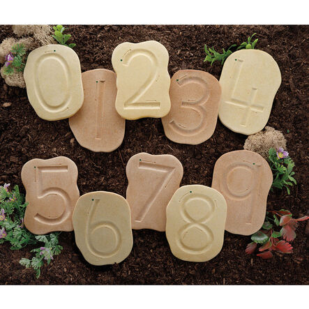 Feels\-Writing Sensory Number Stones 10pk  hi\-res