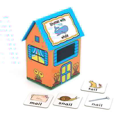 Rhyme Houses Sorting and Posting Game 60pcs  hi\-res