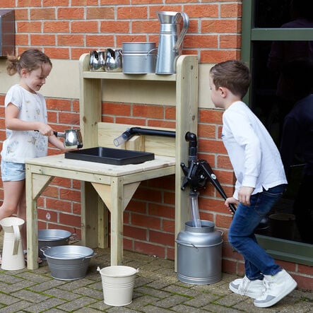 TTS Outdoor Wooden Sink Pump Unit  hi\-res