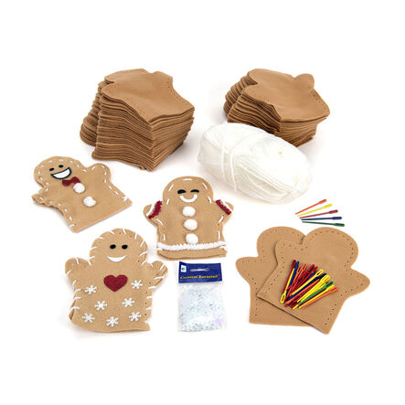 Gingerbread Men Puppets 30pk  hi\-res