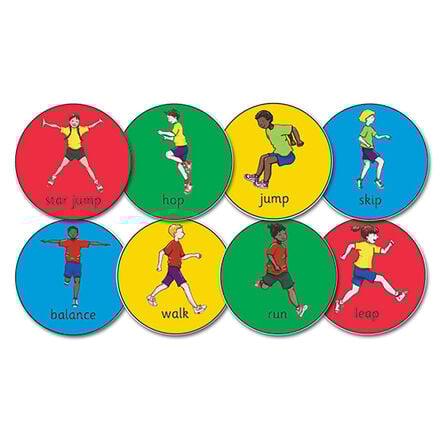 Action Station Gym Spots 8pcs  hi\-res