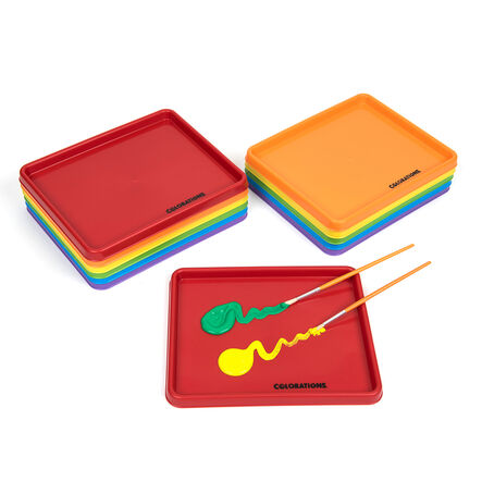 Mini Art Trays Assorted 12pk  hi\-res