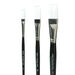 White Synthetic Sable Flat Paint Brushes 10pk  hi\-res