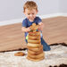 TTS Giant Wooden Stacking Tower Pyramids Triangle  hi\-res