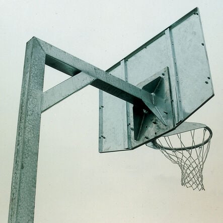 Gladiator Ground Install Outdoor Basketball Unit \x26 Padding  hi\-res