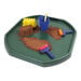 TTS Plastic Active World Tuff Tray Green 3pk Green hi\-res