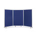 Tri Screen Mobile Presentation and Display System Blue Blue hi\-res