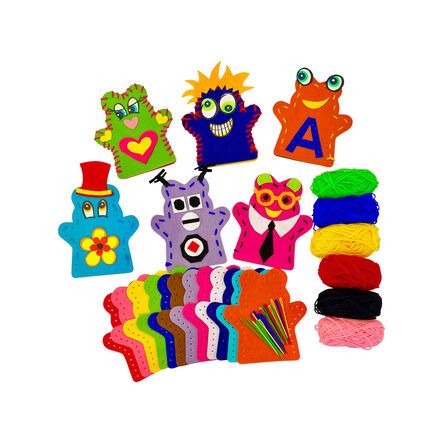 Glove Puppet Sewing Classpack Assorted 30pk  hi\-res