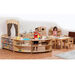 Home Zone With Clear Tubs and Taupe Curtains Bundle Deal  hi\-res