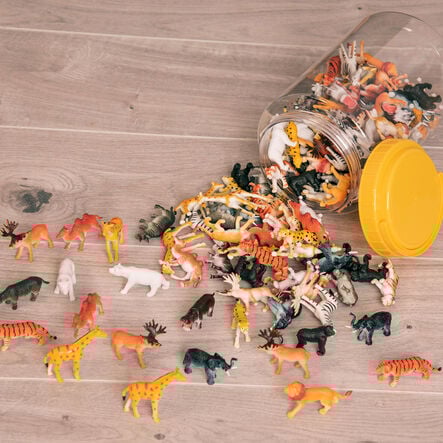 Small World Tub of Wild Animal Counters 144pcs  hi\-res