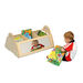 Natural Kinderbox Bookcase Storage with Mirrors H400mm  hi\-res
