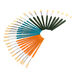 Assorted Round Short Hog Hair Paint Brushes 30pk  hi\-res