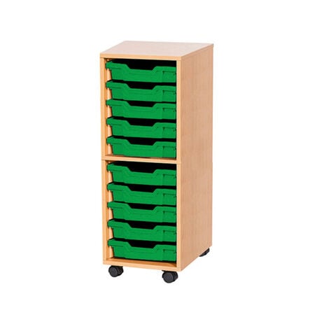 Mobile Single Tray Storage Unit 10 Trays  hi\-res