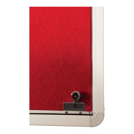 FlameShield Tamperproof Corridor Noticeboards Double Door  hi\-res