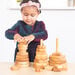 TTS Wooden Manipulative Stacking Pyramids  hi\-res