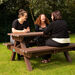 Marmax Recycled Heavy\-Duty Picnic Bench Brown  hi\-res