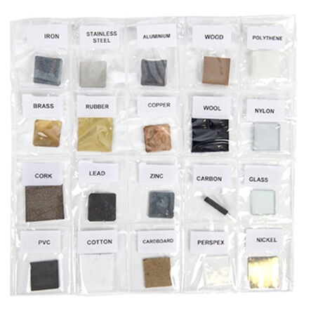 Magnetic and Non Magnetic Materials Samples 20pk  hi\-res