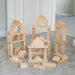 Jumbo Wooden Construction Blocks with Tray 54pk  hi\-res