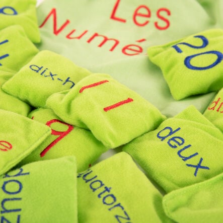 French Number Bean Bags 20pk  hi\-res