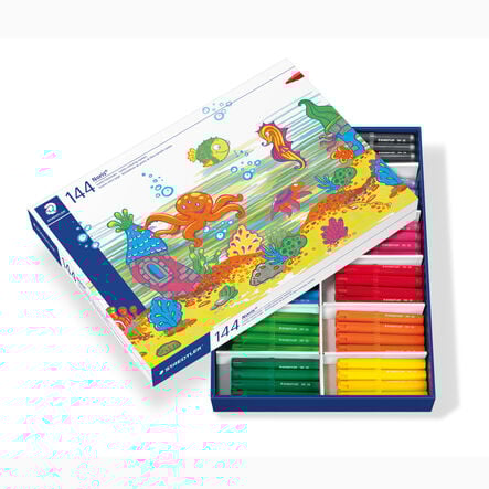 Staedtler Noris Jumbo Broad Fibre Tipped Assorted Pens  hi\-res