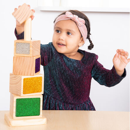 TTS Wooden Glitter Stacker Tower  hi\-res
