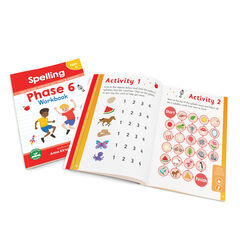 Letters and Sounds Workbooks Phase 1-6 Spelling  hi-res