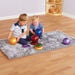 TTS Silver Shimmer Textured Soft Rug 150 x 80cm  hi\-res