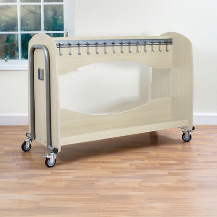 Tuf2 Classroom Cloakroom Trolley Maple  hi\-res