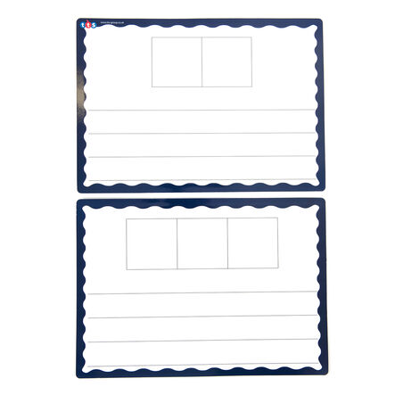 TTS A4 Magnetic Phoneme Frame Whiteboards 2\/3 Frames  hi\-res