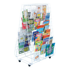 Double Sided Mobile Book Rack H1300 x W795 x D570mm  hi-res