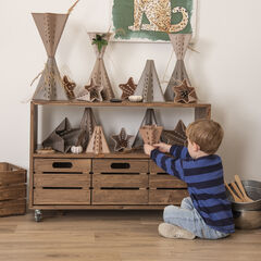 Double Sided 6 Crate Mobile Unit  hi-res