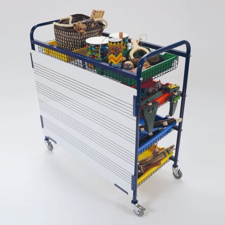 MES Whiteboard Music Storage Trolley  hi\-res