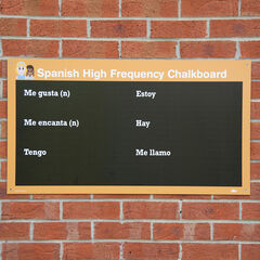 TTS Spanish High Frequency Word Chalkboard Sign  hi-res