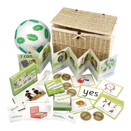 Letters \x26 Sounds Phase 4 phonics kit.  hi\-res