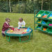 Metal Tilted Tray Trolley with Trays  hi\-res