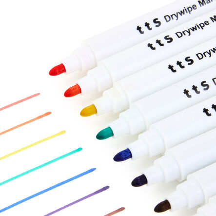 TTS Bullet Tip Drywipe Markers  hi\-res