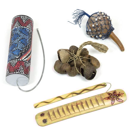 Multicultural Percussion Instruments 20 Players  hi\-res