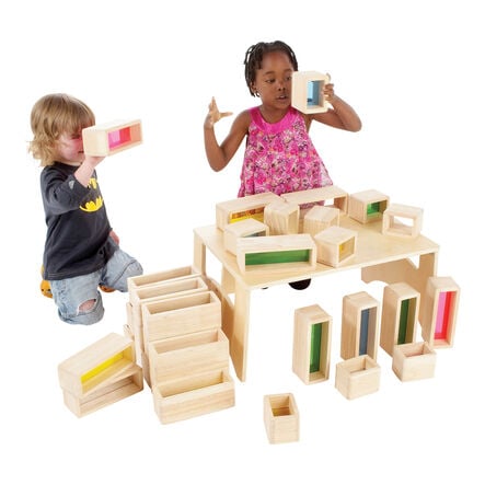 Rainbow Window Construction Bricks 36pk  hi\-res