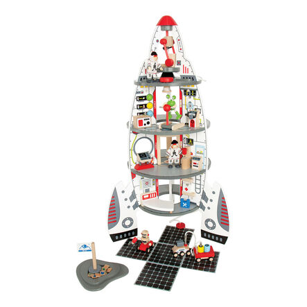 Small World Wooden Spaceship Rocket  hi\-res