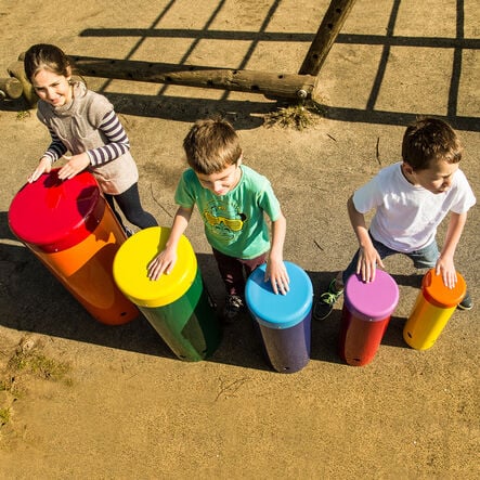 Outdoor Rainbow Samba Drums  hi\-res