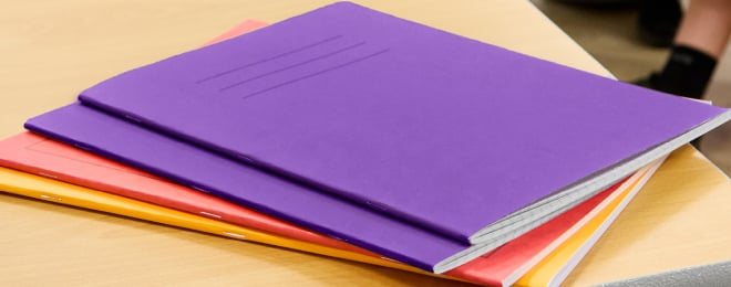 Save up to 50% on exercise books, stationery and more!