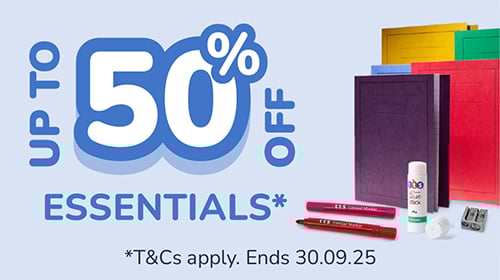 Save up to 50% on essentials