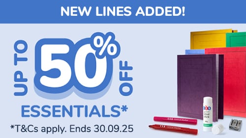 Save up to 50% on essentials