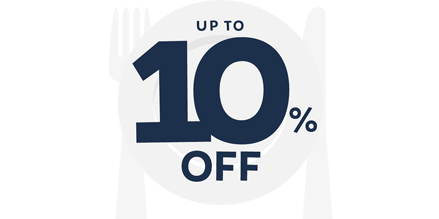 Save up to 10% on Dining Tables